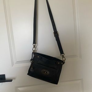 COPY - Fossil Black leather cross body
